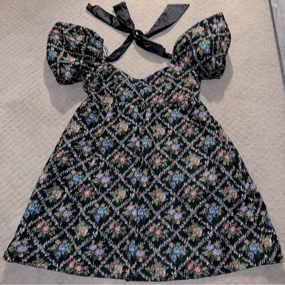 Red Dress quilted dress